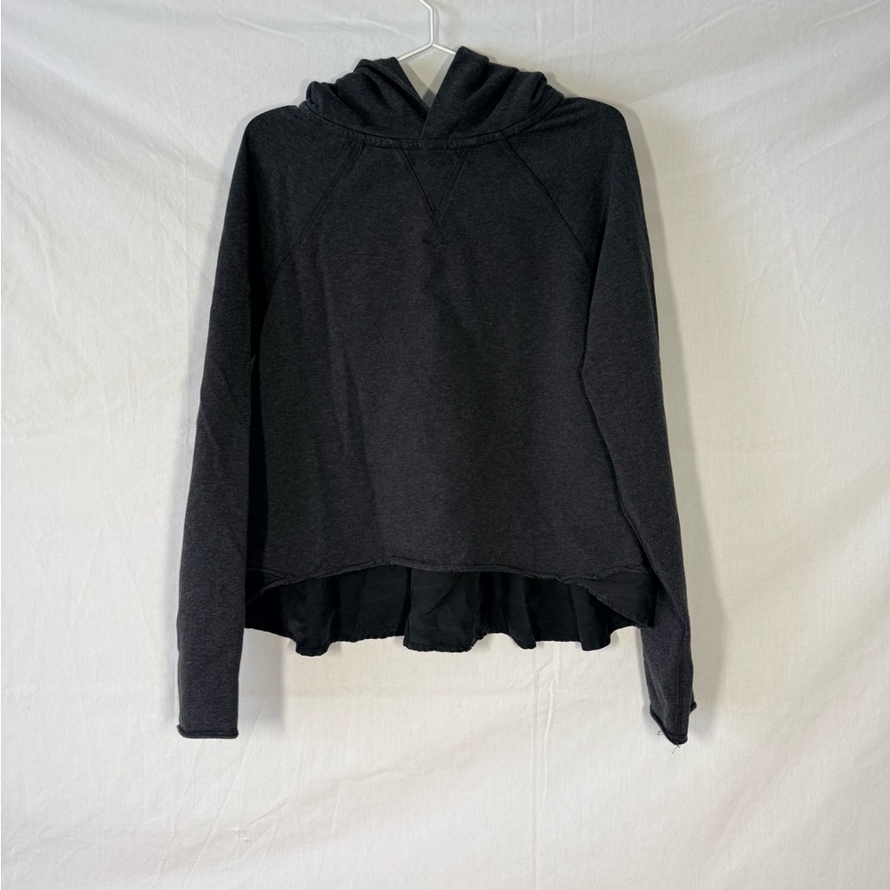 Lululemon Pull Me Over Gray Sweatshirt Hoodie Size 8 - Picture 3 of 7